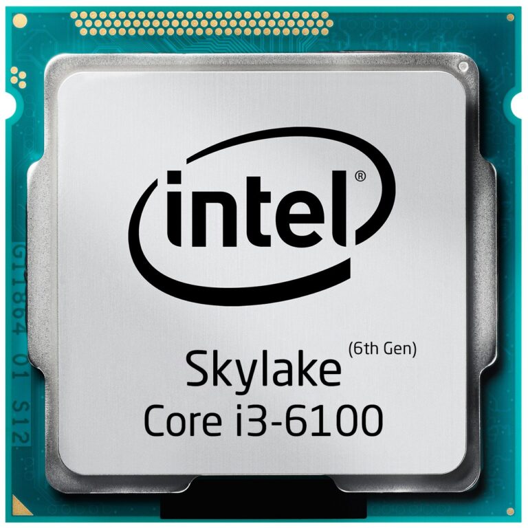 پردازنده مرکزی اینتل سری Skylake مدل Core i3-6100