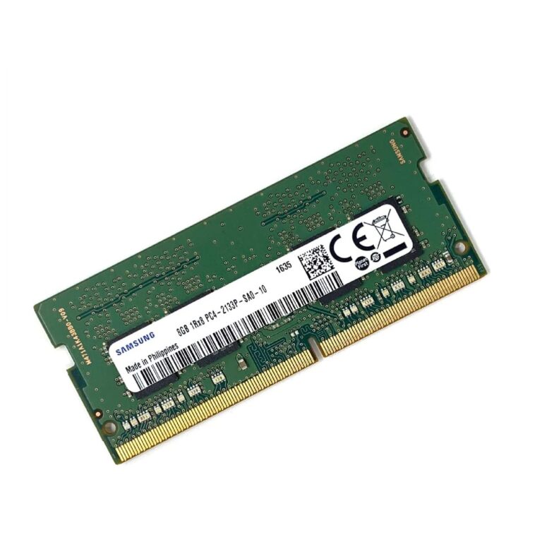 رم لپ تاپ DDR4 تک کاناله 2133 مگاهرتز CL15 سامسونگ مدل PC4-17000P-S ظرفیت 8 گیگابایت