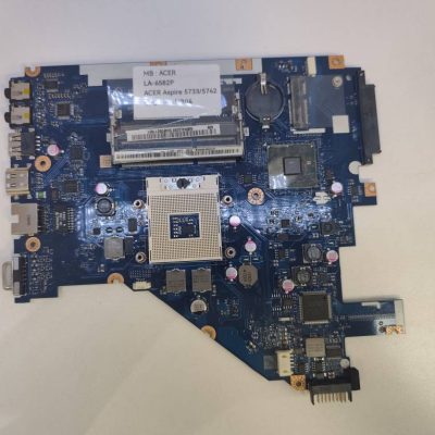 مادربرد لپ تاپ Acer Aspire 5733 / 5733Z / 5742 / 5742Z مدل LA-6582P با چیپست Intel HM55 و پردازنده Intel Arrandale (DDR3)
