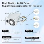 پاور مینی کیس HP 240W مدل PS-4241-1HA مناسب ProDesk 400 / 600 / 800 G1 و G2 SFF - Image 7